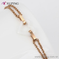 Joyería de Guangzhou de la moda 74417-xuping, pulseras baratas de la amistad del oro